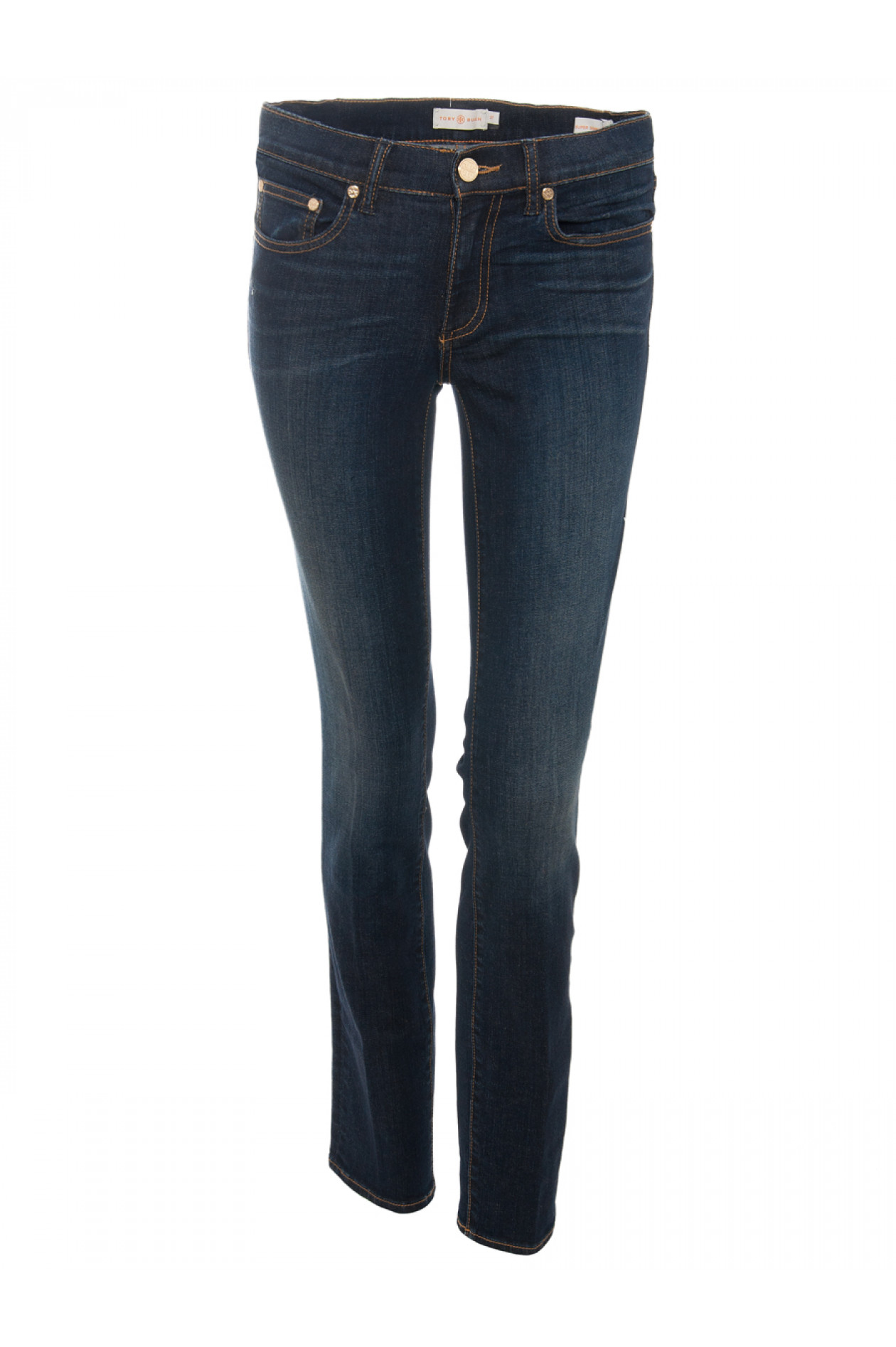 Tory Burch Jeans Super Skinny Dunkelblau 