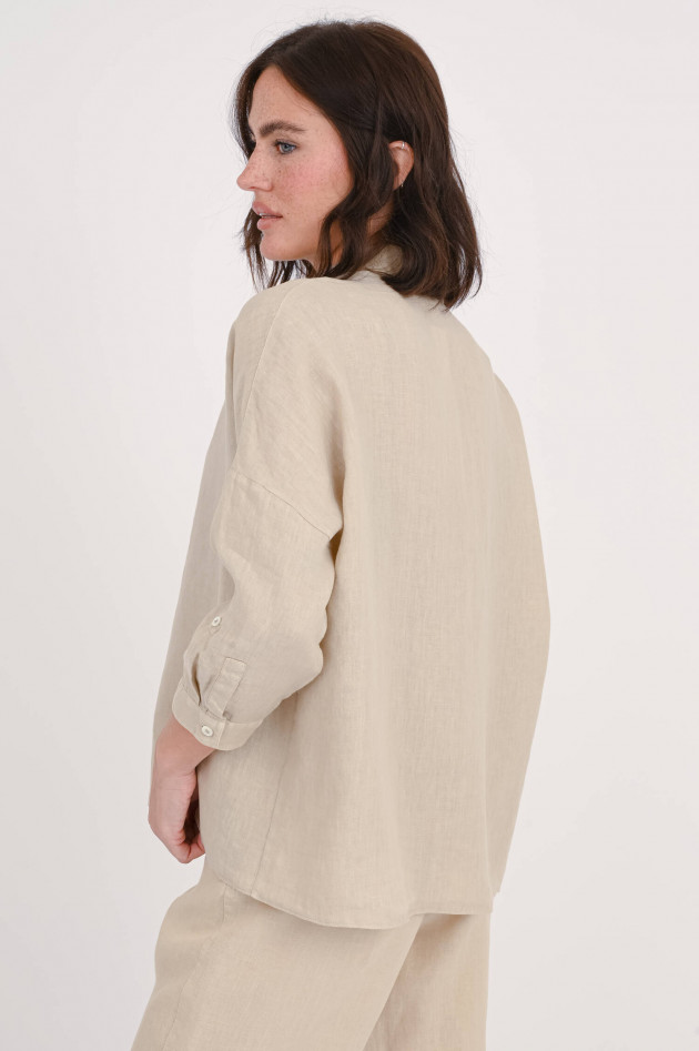 1868 Leinenbluse GIOIA in Beige