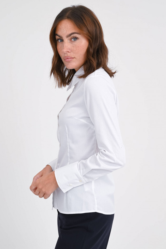 1868 Slim-Fit-Bluse ORI in Weiß