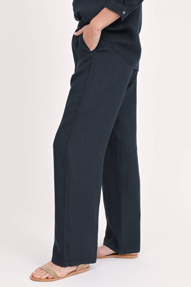 1868 Leinenhose LUNA in Navy