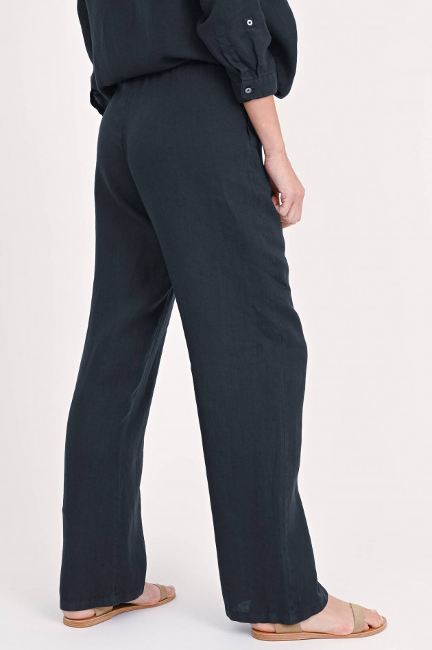 1868 Leinenhose LUNA in Navy