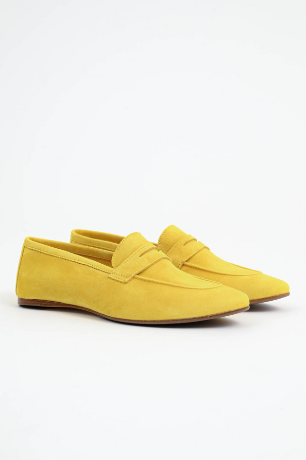 1868 Veloursleder-Loafer in Amber