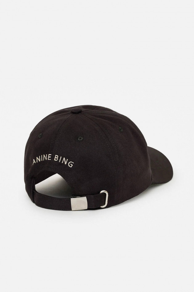 Anine Bing Baseballcap JEREMY in Vintage Black