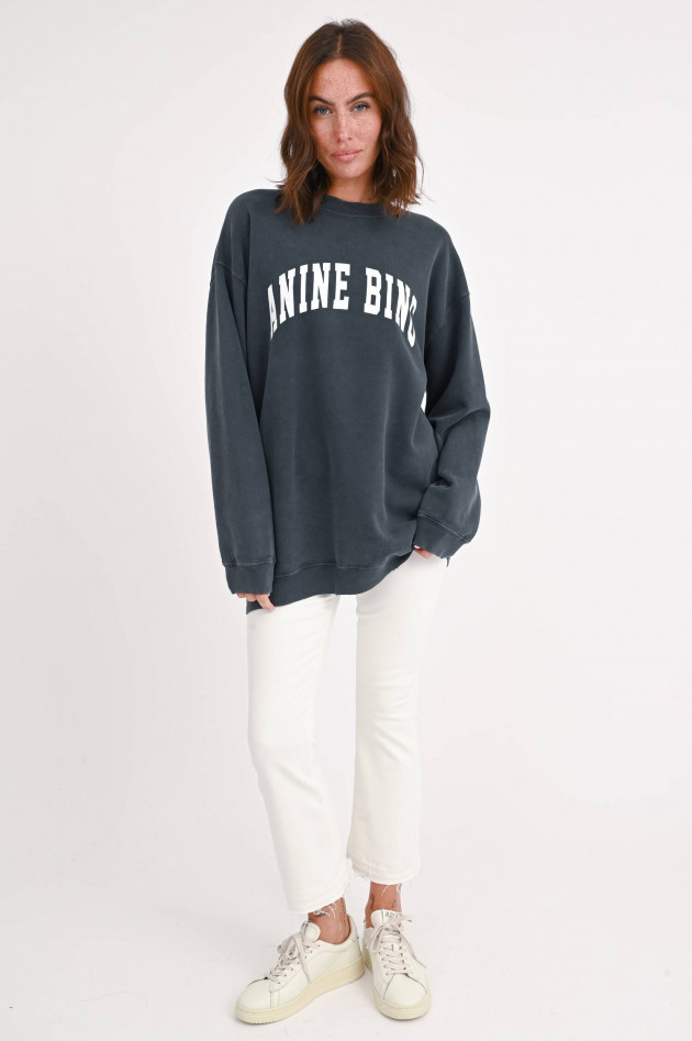 Anine Bing Sweatshirt TYLER in Washed Black