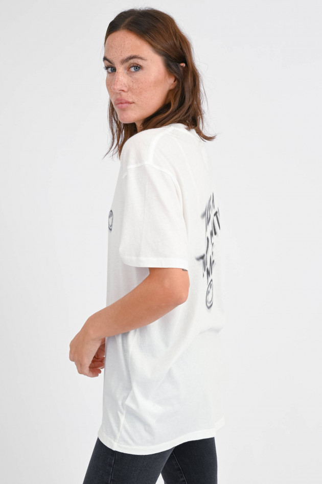 Anine Bing T-Shirt WALKER mit Print in Ivory