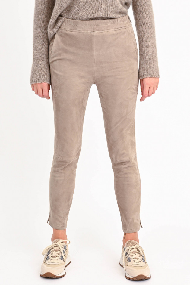 Arma  Velourslederhose PROVENCE in Taupe