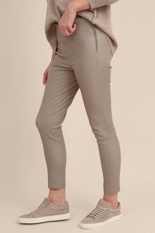 Arma  Lederhose BELLONA STRETCH in Taupe