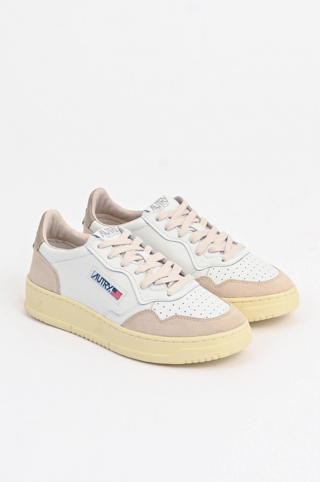 Autry Sneaker MEDALIST LOW in Weiß/Beige