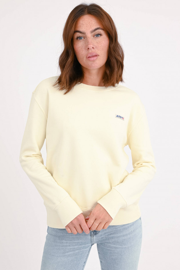 Autry Sweatshirt mit Logo in Vintage White