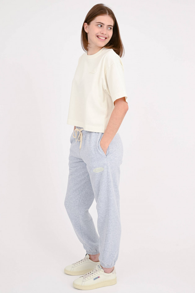 Autry Cropped Shirt in Creme
