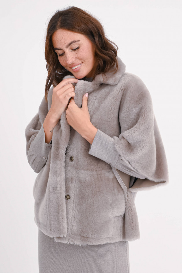 Benedetta Novi Wendejacke SANDRA STRAIGHT in Taupe