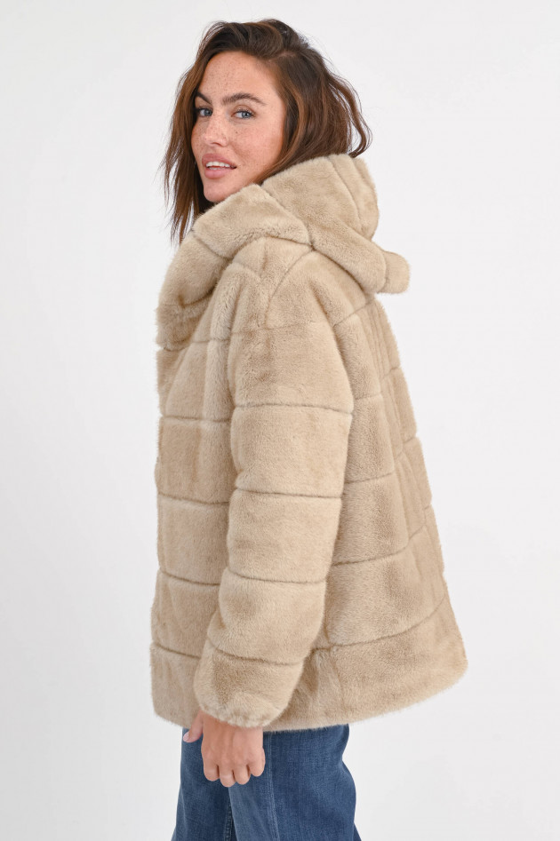 Betta Corradi Kunstpelzjacke MINK in Beige