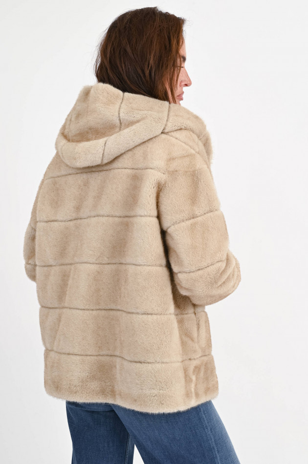 Betta Corradi Kunstpelzjacke MINK in Beige