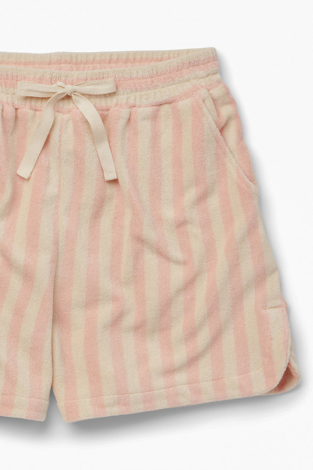 Bongusta Frottee-Shorts NARAM in Peach/Creme