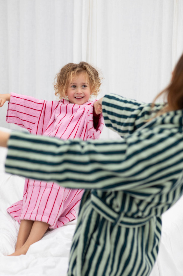 Bongusta Kinder Poncho NARAM in Rosa/Rot