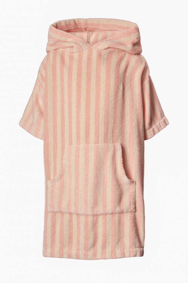 Bongusta Kinder Poncho NARAM in Peach/Creme