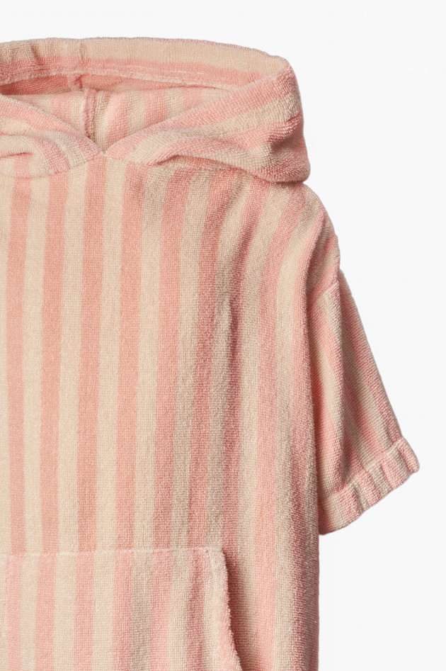 Bongusta Kinder Poncho NARAM in Peach/Creme