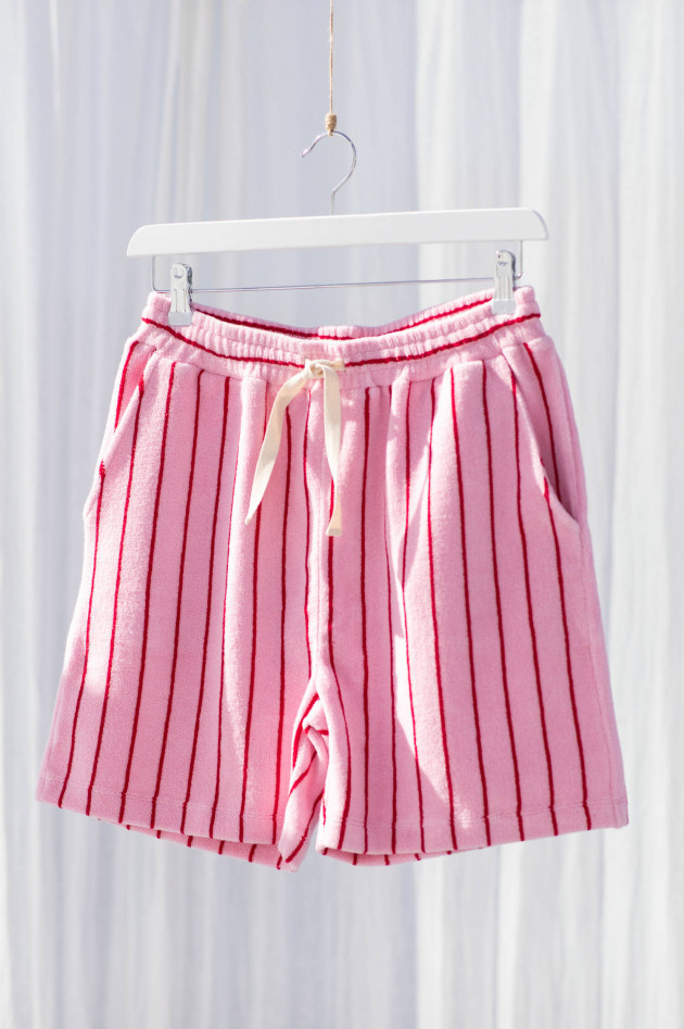 Bongusta Frottee-Shorts NARAM in Rosa/Rot