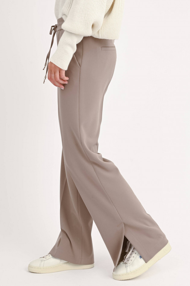 Cambio  Hose mit weitem Bein in Taupe