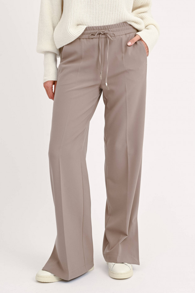 Cambio  Hose mit weitem Bein in Taupe