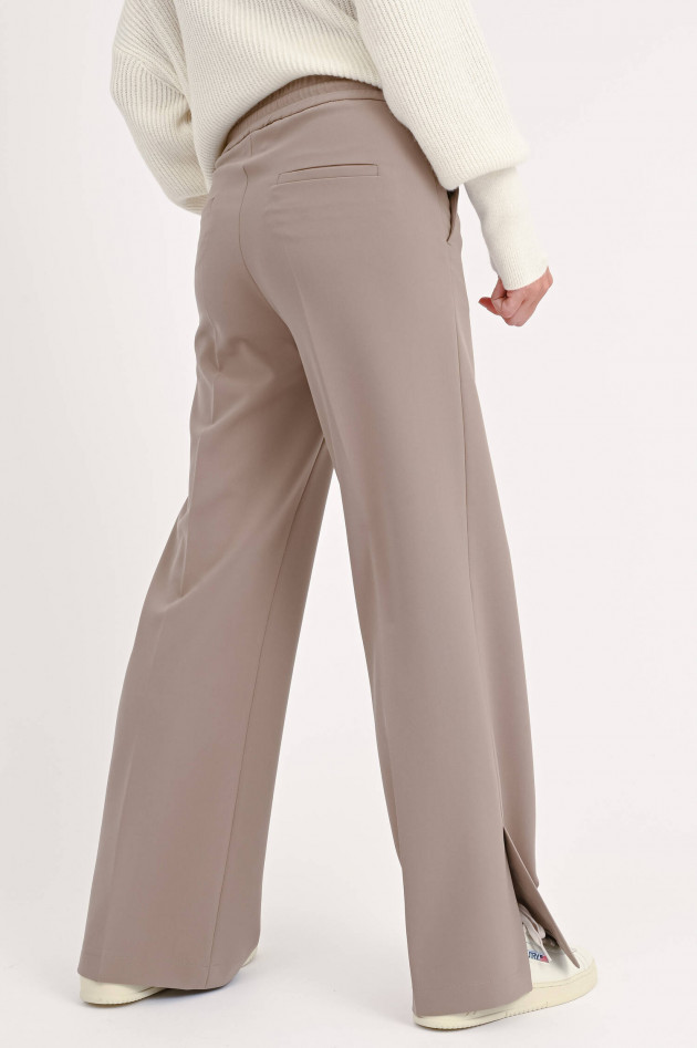 Cambio  Hose mit weitem Bein in Taupe