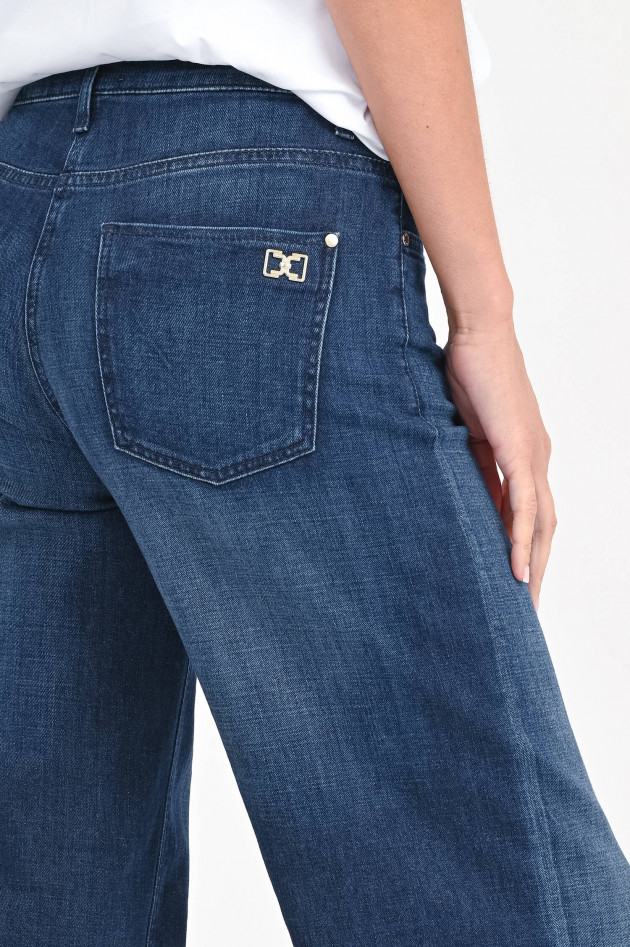 Cambio  Weite Jeans AIMEE in Dunkelblau