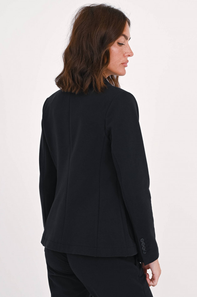 Circolo 1901 Einreihiger Jersey-Blazer in Schwarz