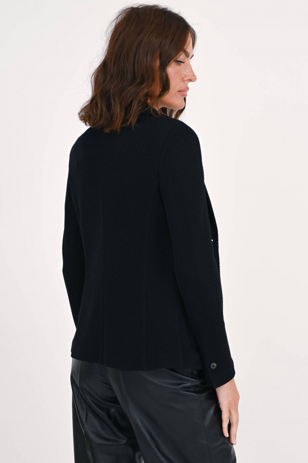 Circolo 1901 Taillierter Blazer mit Struktur in Schwarz