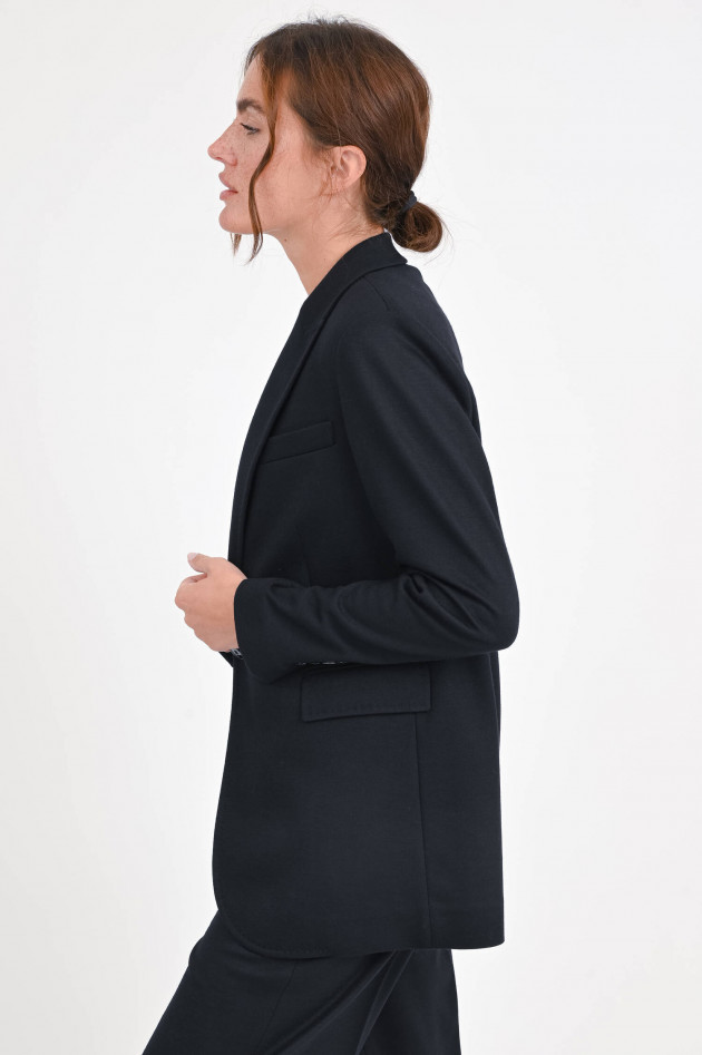 Circolo 1901 Blazer aus Woll-Cashmere-Mix in Schwarz