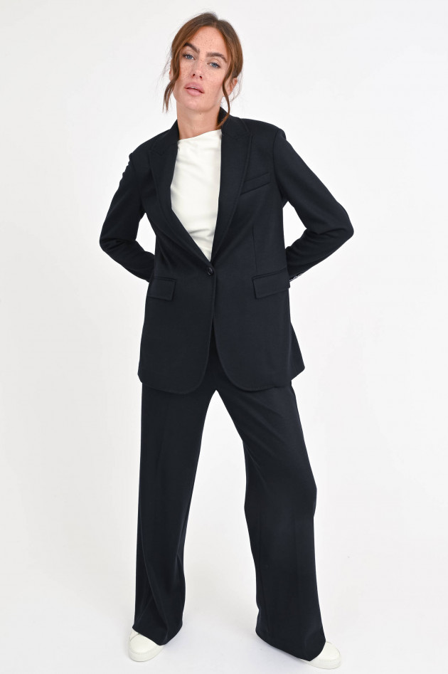 Circolo 1901 Blazer aus Woll-Cashmere-Mix in Schwarz