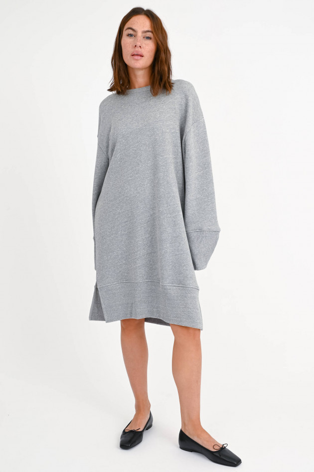 Closed Sweatshirt-Kleid in Grau meliert