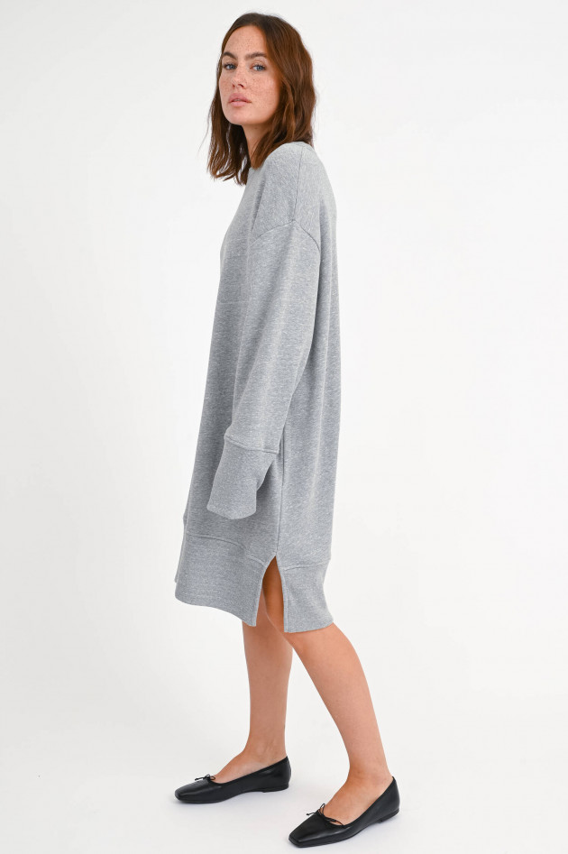 Closed Sweatshirt-Kleid in Grau meliert