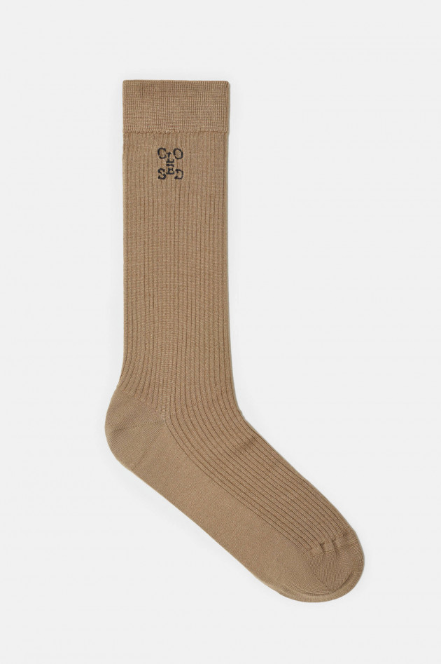 Closed Socken aus Viskose-Mix in Bronze