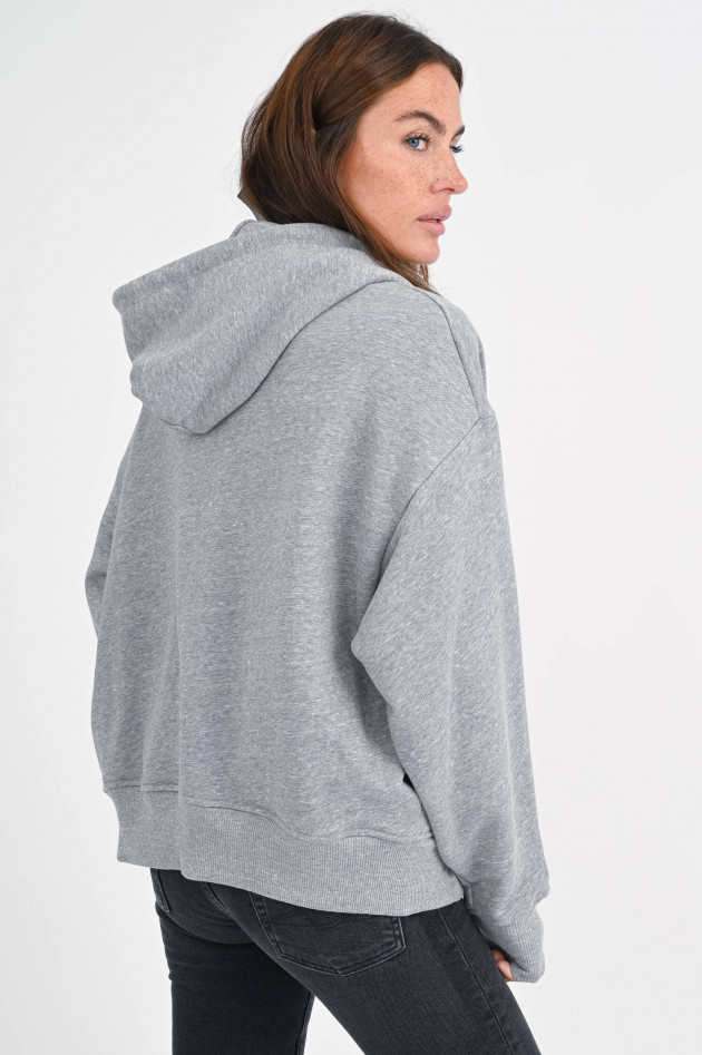 Closed Hoodie Jacke in Grau meliert