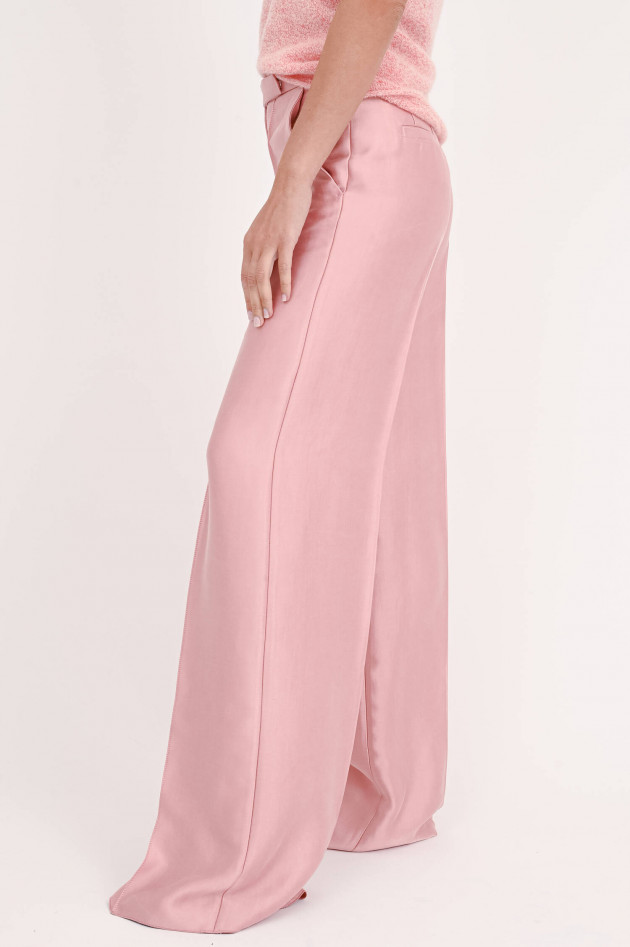 Dorothee Schumacher Hose mit weitem Bein in Soft Pink