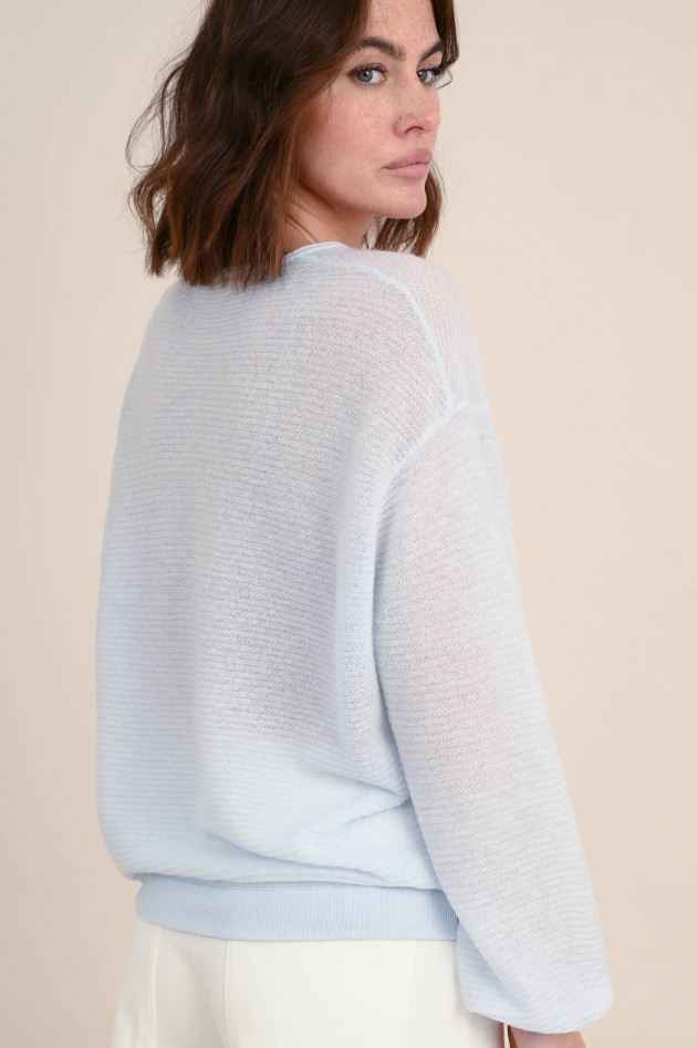 Dorothee Schumacher Langarm-Strickpullover in Hellblau