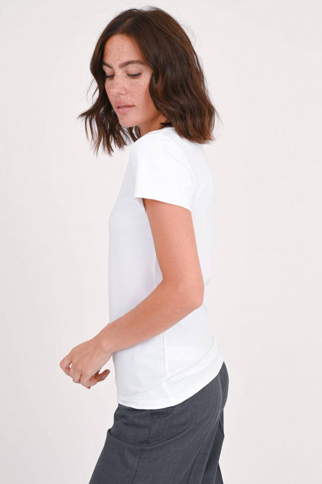 Dorothee Schumacher Slim Fit T-Shirt in Weiß