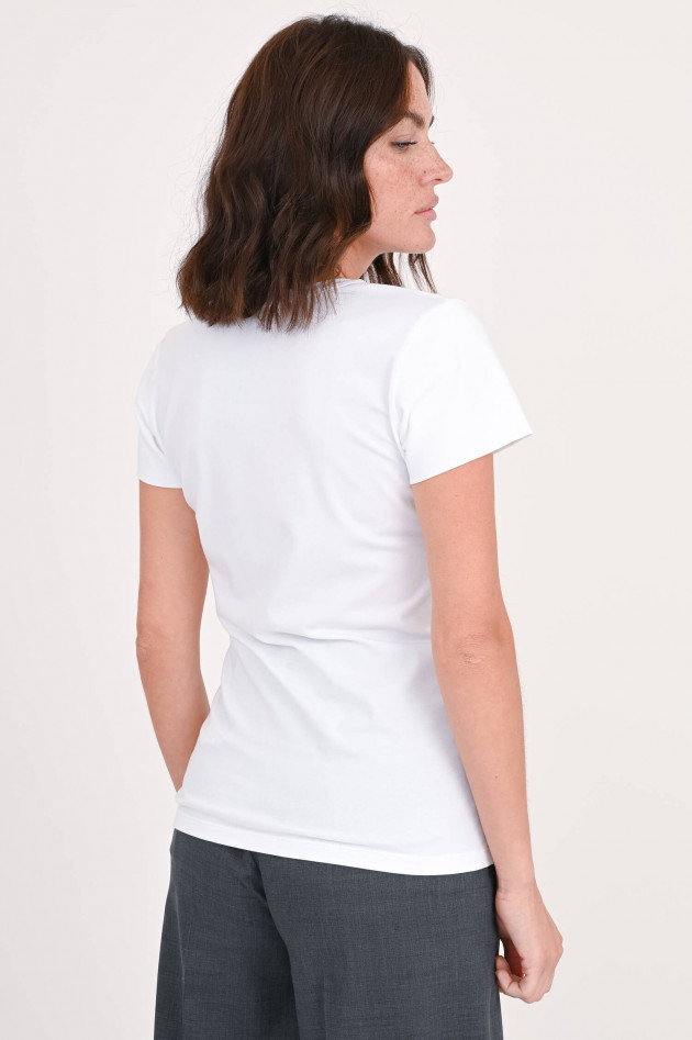 Dorothee Schumacher Slim Fit T-Shirt in Weiß