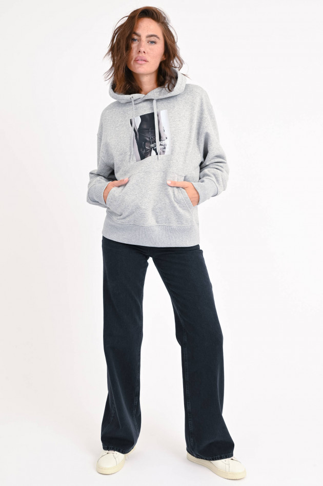 Elitè Kapuzenpullover DENIM in Grau