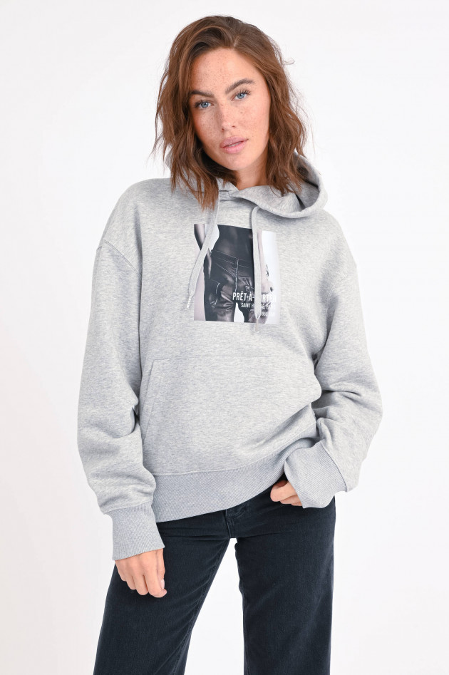 Elitè Kapuzenpullover DENIM in Grau