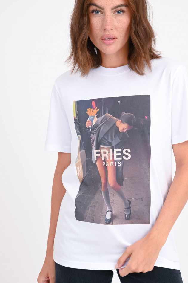 Elitè T-Shirt FRIES in Weiß