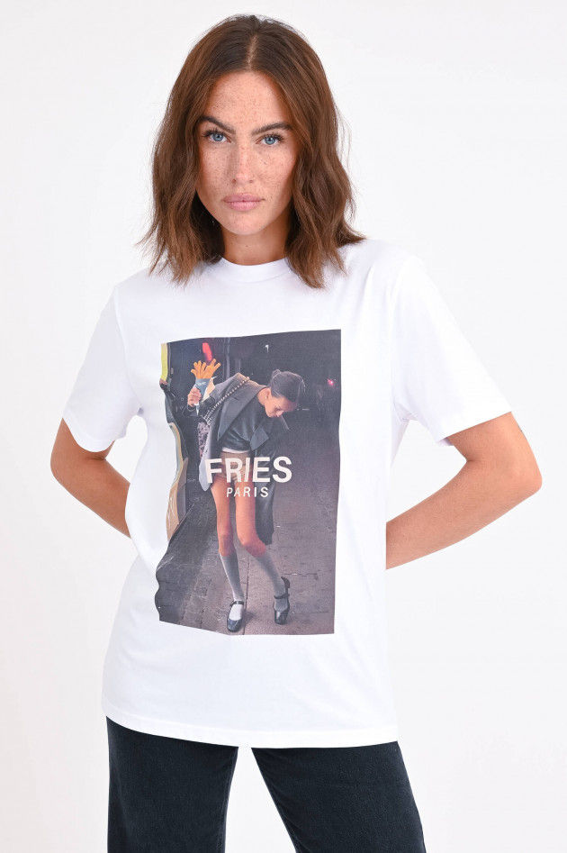 Elitè T-Shirt FRIES in Weiß