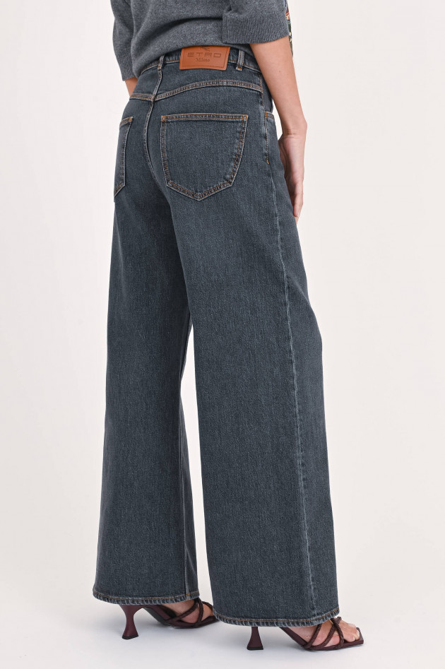 Etro Denim Wide Leg in Grau