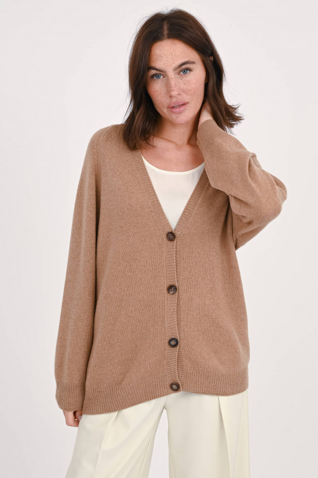 Etro Cashmere Cardigan in Caramel