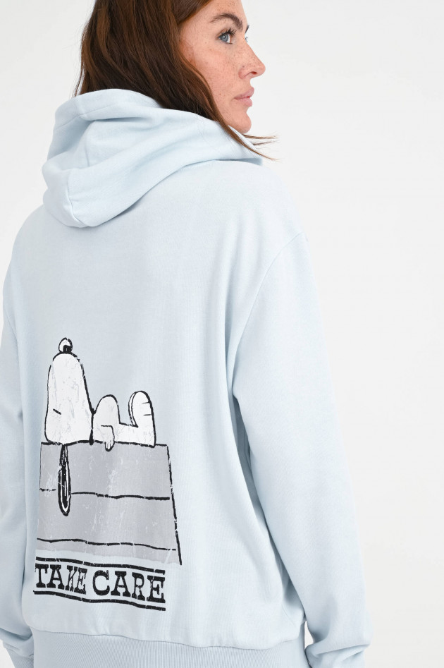 Frogbox Sweatshirt PEANUT mit XXL-Backprint in Hellblau