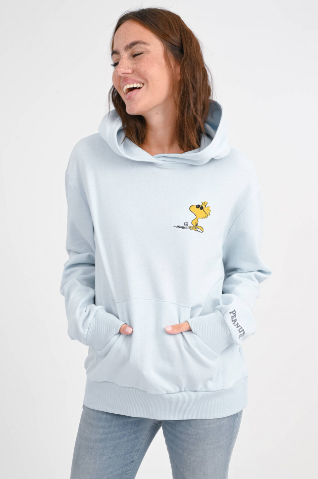 Frogbox Sweatshirt PEANUT mit XXL-Backprint in Hellblau