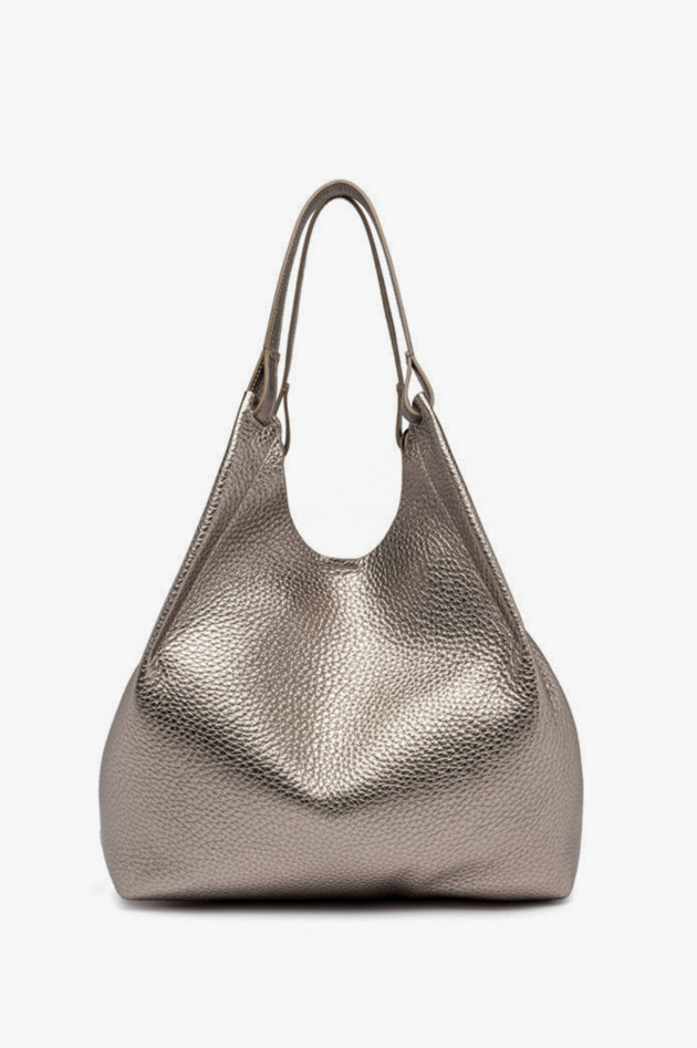 Gianni Chiarini Shopper DUA in Taupe Metallic