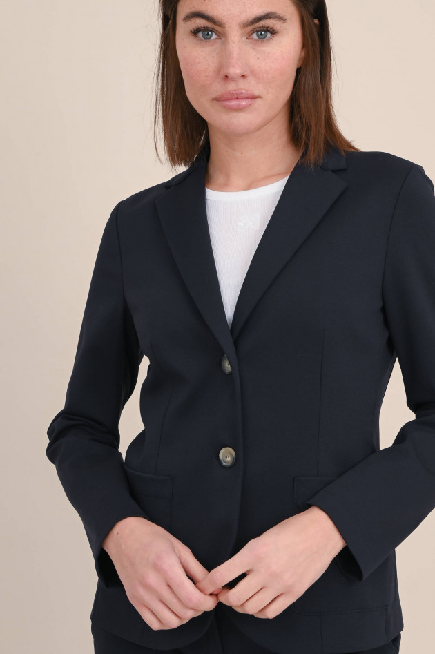 Harris Wharf London Blazer aus Viskose-Jersey in Navy