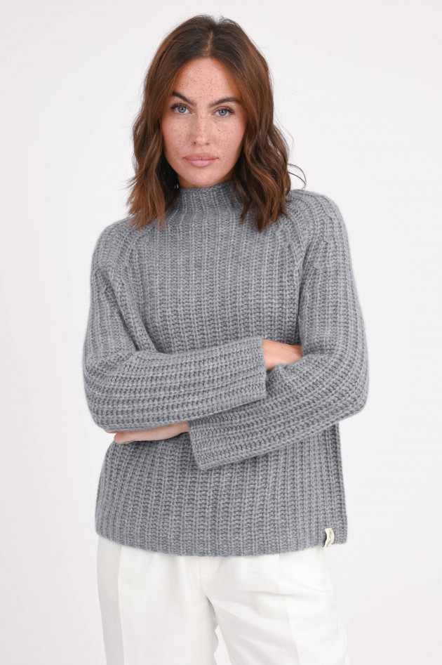 Henry Christ Cashmere Pullover in Grau