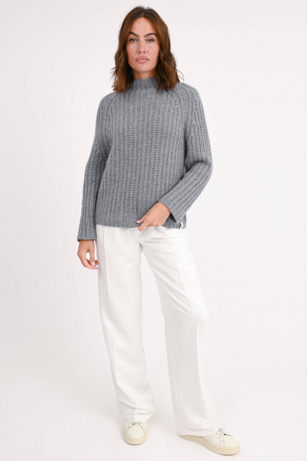 Henry Christ Cashmere Pullover in Grau